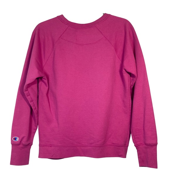Champion Women's‎ Logo Sweatshirt Sz M Pink Athleisure Casual Comfort - Picture 2 of 8